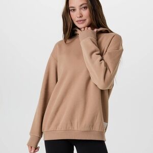 Restore Oversized Hoodie Tan Goldenrod  Womens small